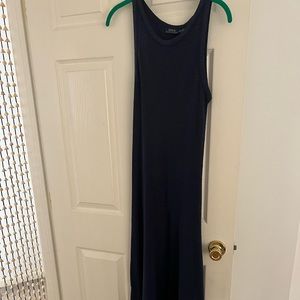 Polo by Ralph Lauren Navy Blue Ankle Length Dress